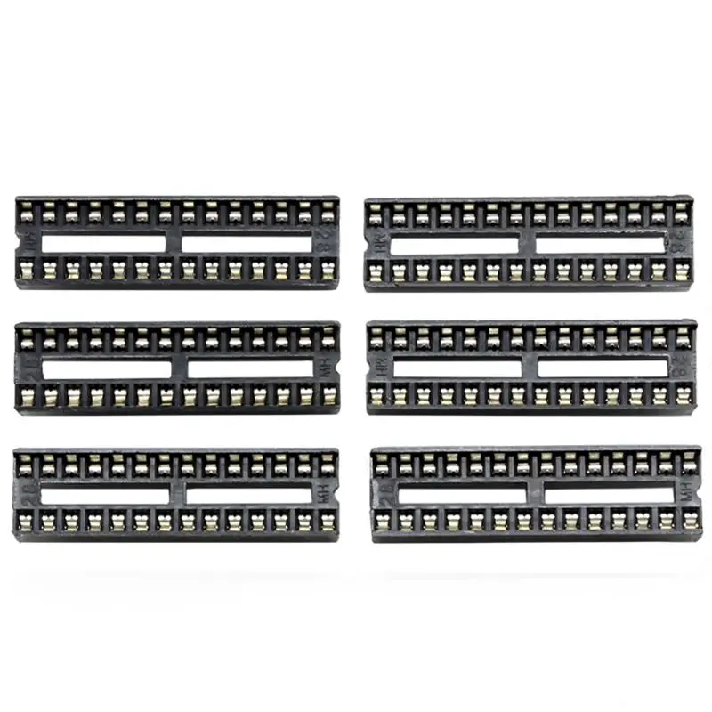66 шт./лот DIP IC розетки адаптер тип пайки комплект розеток 6 8 14 16 18 20 24 28 Pin для arduino PCB