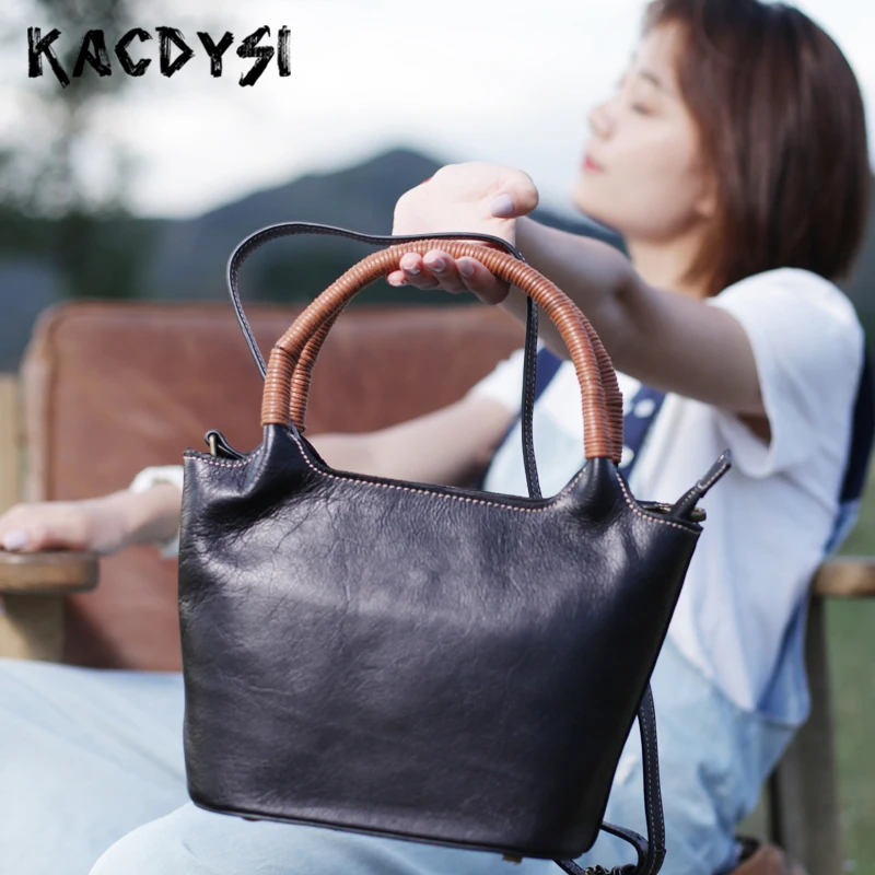 100% натуральная кожа ручной работы из воловьей кожи женские сумки Современный