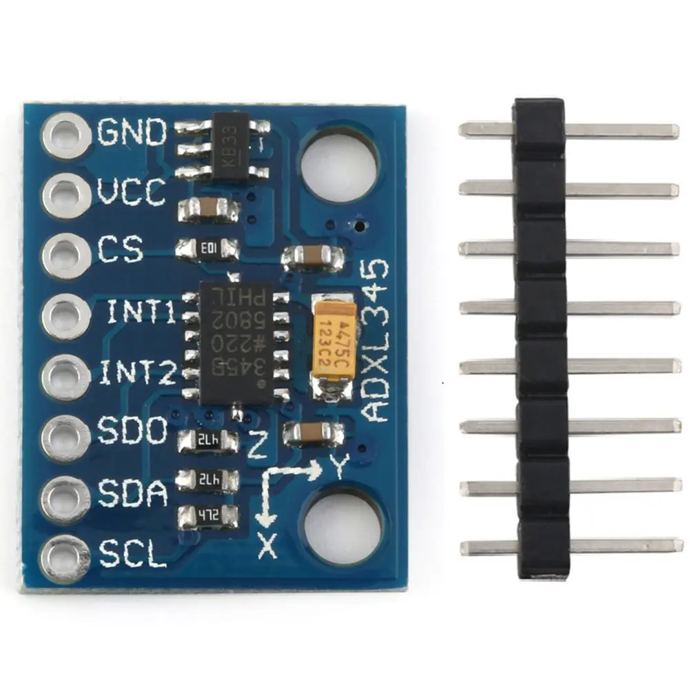 

GY-291 ADXL345 digital three-axis gravity acceleration tilt module IIC / SPI transmission G-Sensor Arduino High Quality Hot Sale