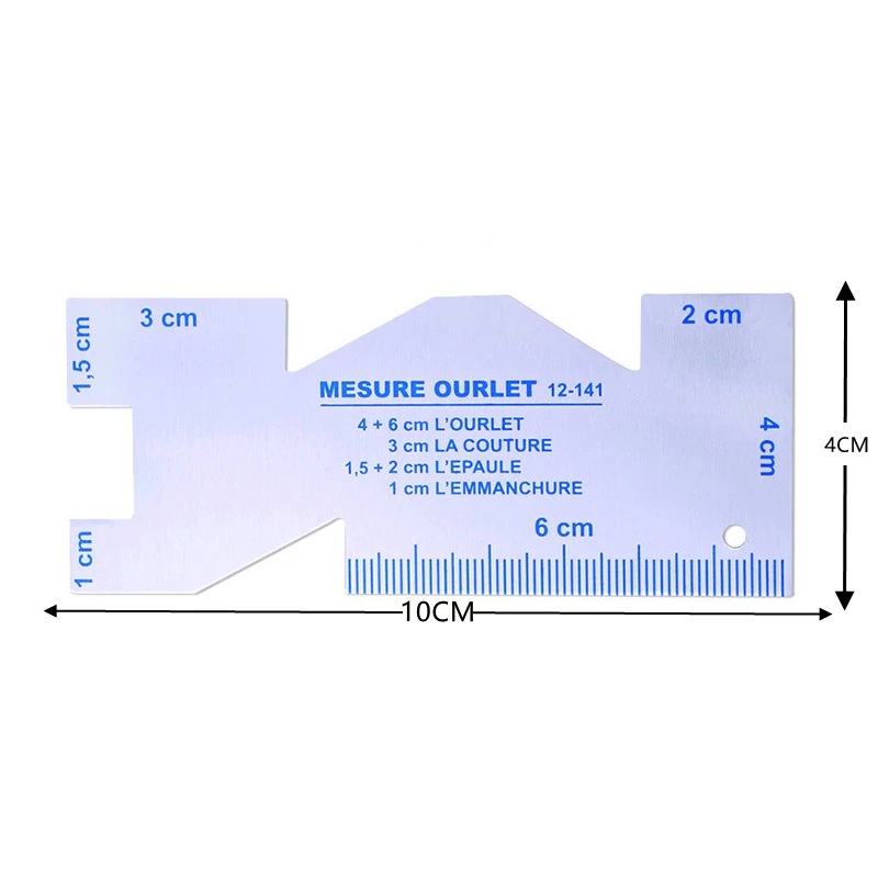 1/2 шт. точный измерительный прибор для швов металлическая линейка квилтинга