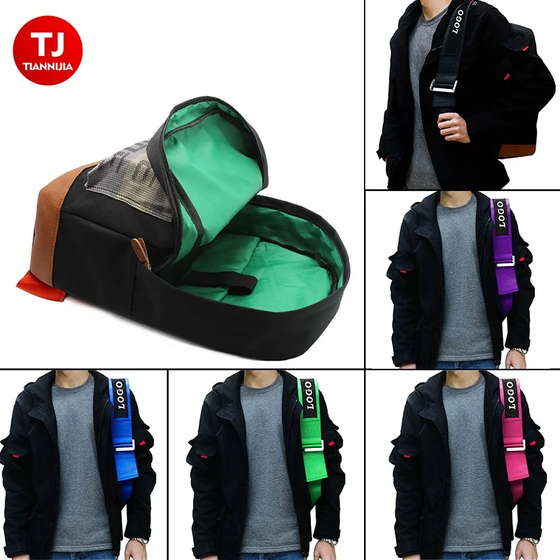 

JDM Style Racing Fabric Strap Style School Backpack Car Canvas Backpack Bride Bag Racing Souvenirs Car Accessories
