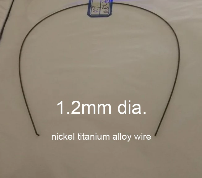 Нитинол диаметром 1 2 мм запоминающий провод медицинская нити карта формы
