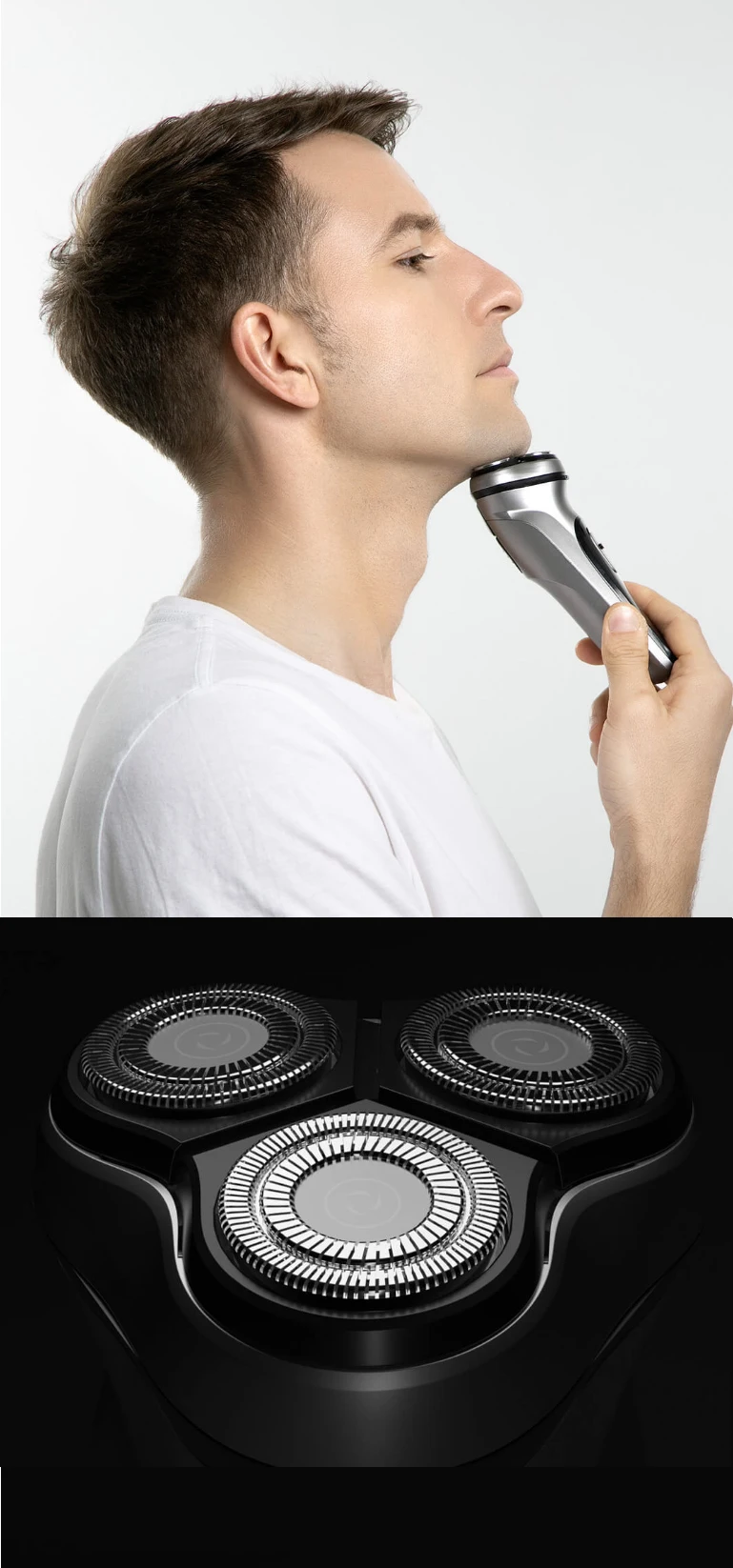 

Youpin blackstone enchen Electric Shaver Razor Men Washable USB Rechargeable Wireless 3D Smart Control Shaving Beard Machine