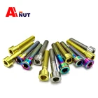 M3 m4 m5 m6 m8 m10 титановая Шестигранная головная крышка винт, gr5 болт из титанового сплава крепеж, T010