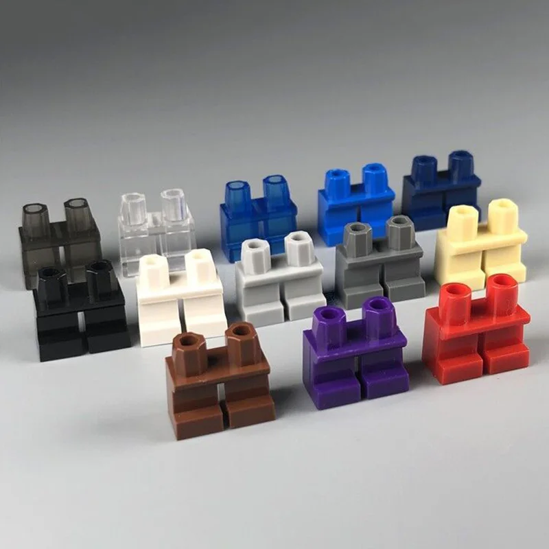 5 шт./лот игрушечные фигурки ножки Короткие строительные блоки MOC сделай сам