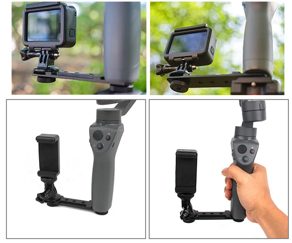 1 комплект держатель телефона для DJI Osmo мобильный 2/3 ручной 3-осевой стабилизатор