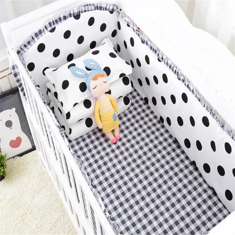 

Baby Bed Bumper Set 5Pcs ,Newborn Baby Crib Bumper,Kids Crib Around Cushion ,Baby Cot Protector Pillows,Baby Bed Supplies