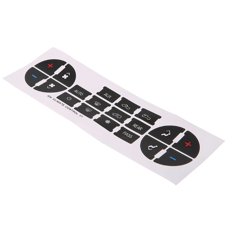 

AC Dash Button Sticker Repair For GM Tahoe Suburban Avalanche Silverado Yukon