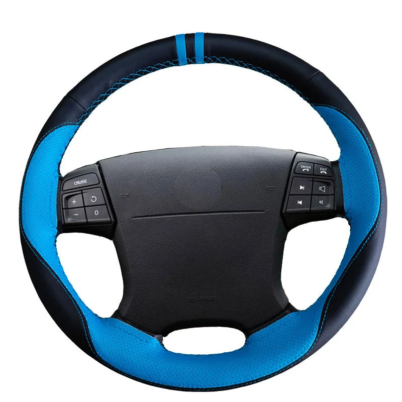 

Car Steering Wheel Cover 37-38cm Universal Hole Leather For Audi Toyota Honda Peugeot Buick KIA VW Porsche Benz Cadillac etc
