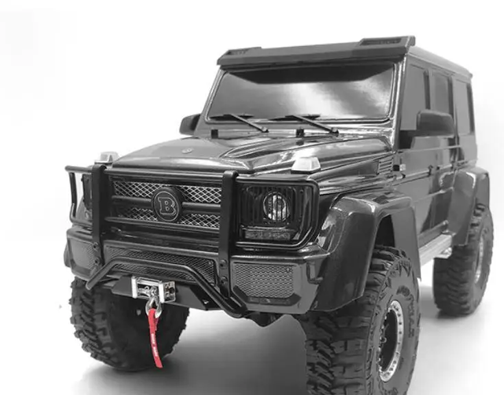 Передний бампер и Лебедка для JRAXXAS 82096-4 G500 G T4 TRX4 TRX-4 гусеничный 4x4 грузовик BENZ кузов