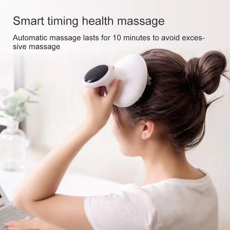 

2021 New Upgrade 3D Waterproof Electric Head Massager Wireless Scalp Massage Prevent Hair Loss Body Vibration Massage Hot Sale