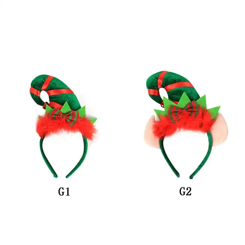 Рождественские повязки на голову рождественские вечерние головные уборы