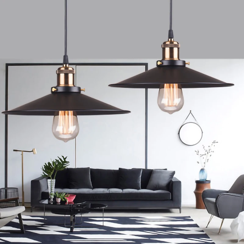 

Американский Сельский ретро E27 светодиодный Подвесная лампа-канделябр промышленный стиль Внутренний Декор Спальня Гостиная прикроватная ...