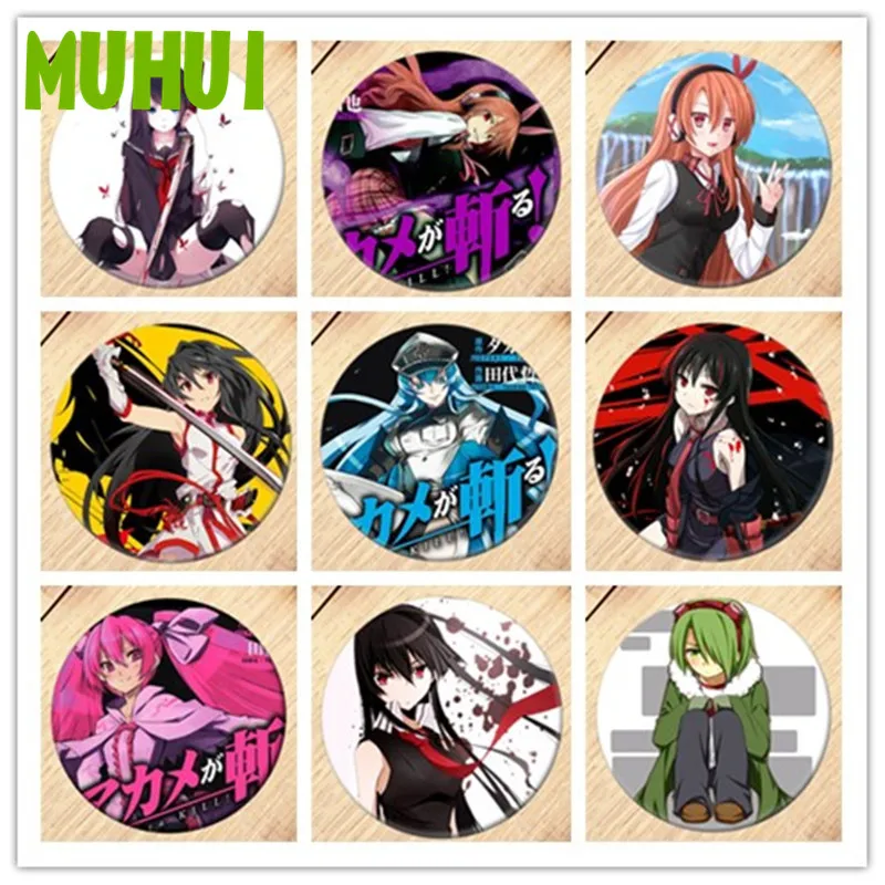 Бесплатная доставка Аниме Akame ga KILL! Для маленьких мальчиков брошь для девочек Pin