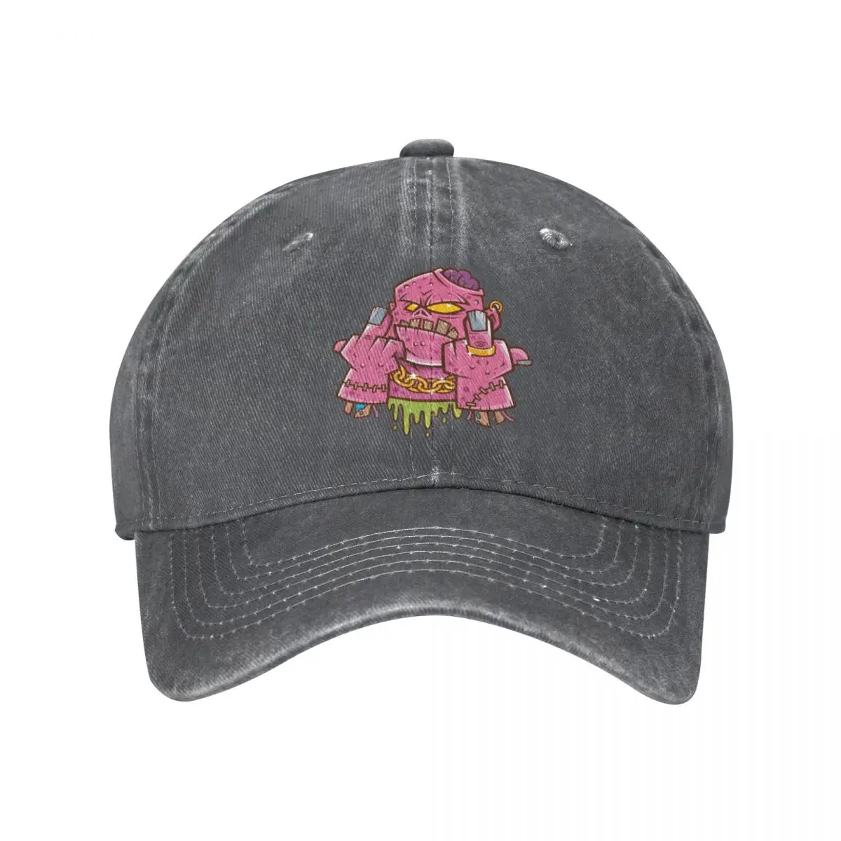 

Cartoon Zombie Retro cotton Washed Baseball Cap Cowboy Hat Fitted Cap Snapback Hat for Men Women Casual Cap Sun Hat Outdoor Cap