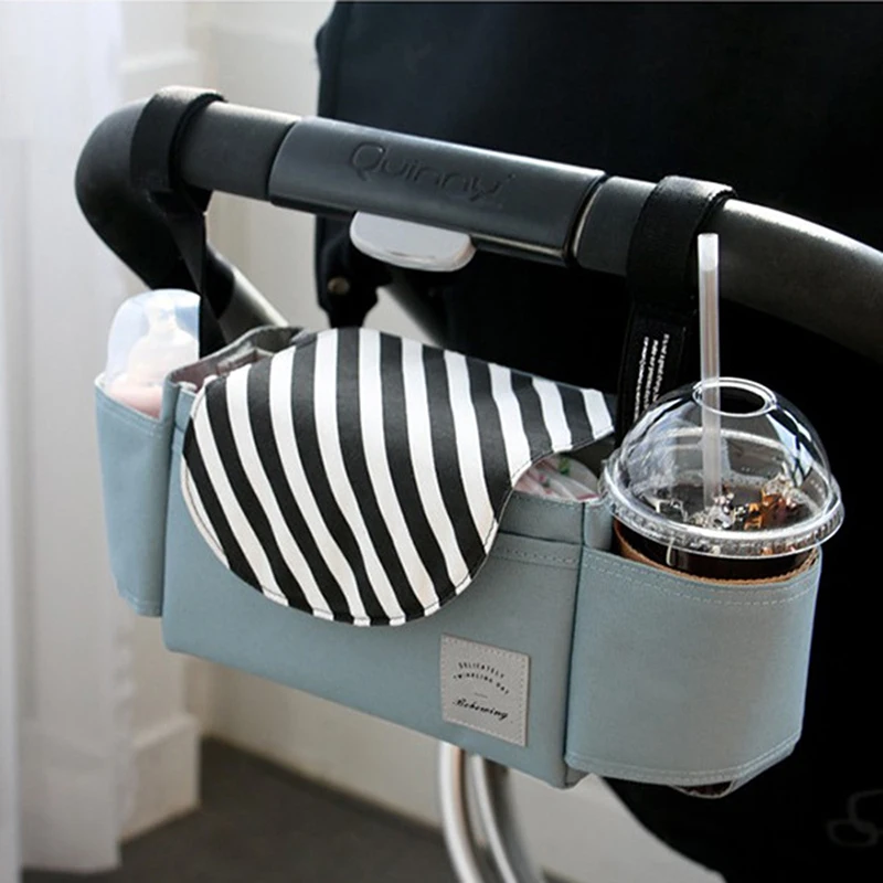 

1 шт. Универсальный детская коляска, детская коляска, детская коляска Организатор сумка Водонепроницаемый держатели для хранения с модным п...