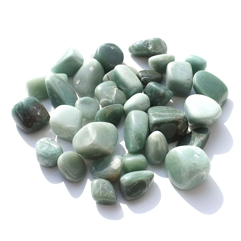 

1 Kg Natural Green Aventurine Crystal Tumbled Gravels Stone