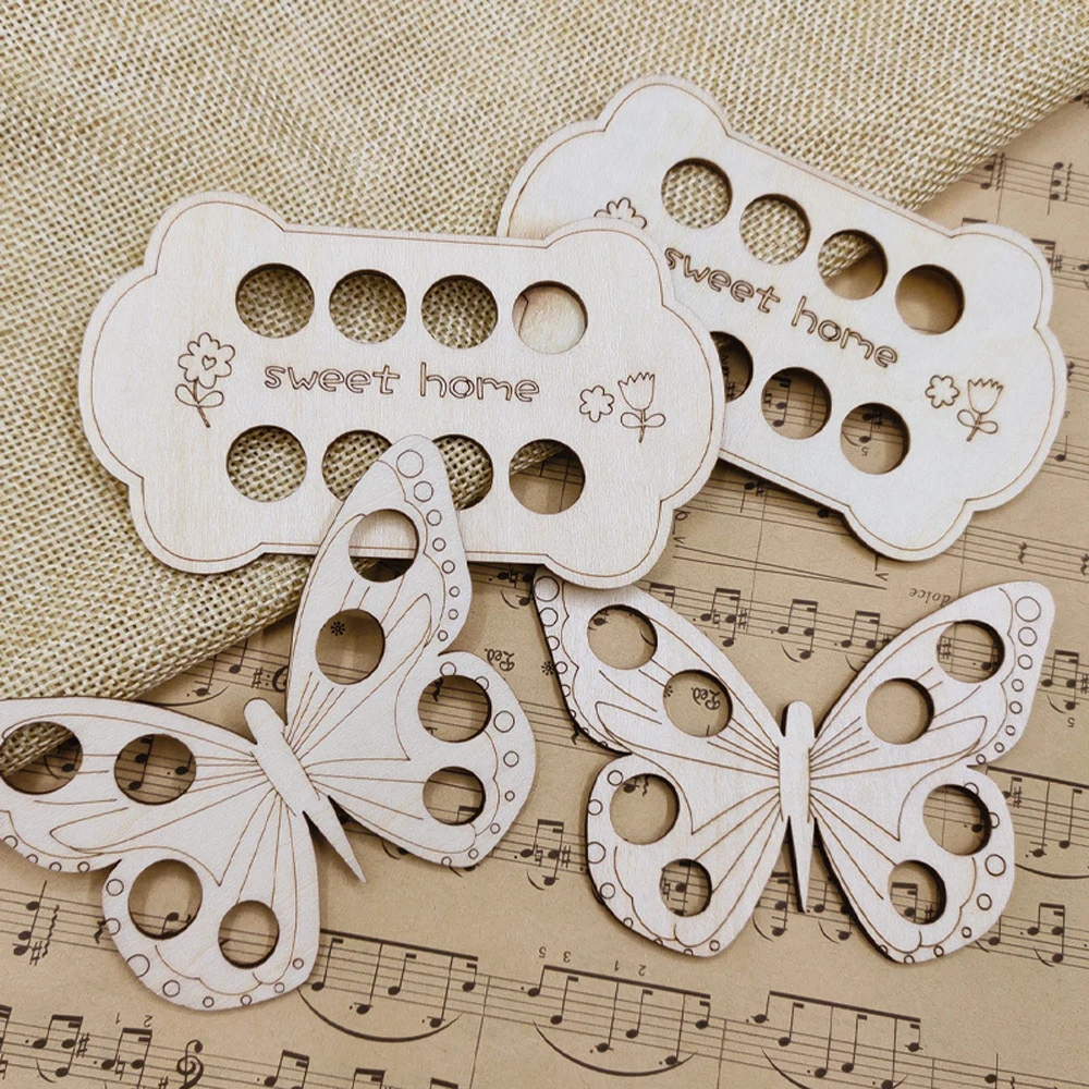 

Бесплатная доставка, деревянная Бабочка для вышивки, органайзер для вышивки крестиком, аксессуары для шитья ручной работы «сделай сам»