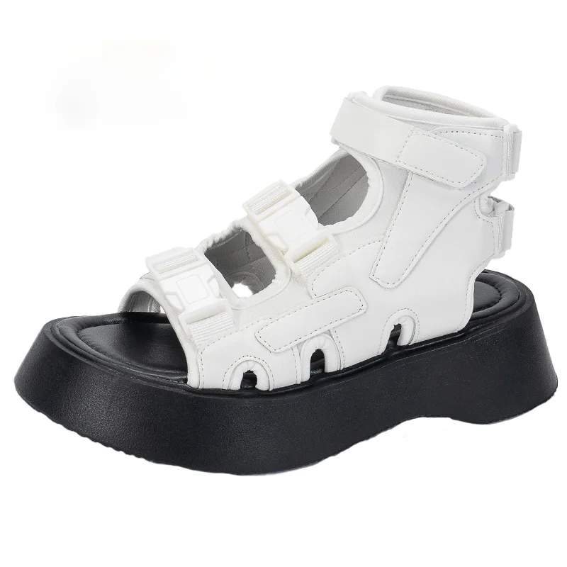 

Sandals for Women 2021 Summer New Leisure Shoes Woman Chunky High Heels Fashion Gladiator Platform Sandals Women Wedges Shoes