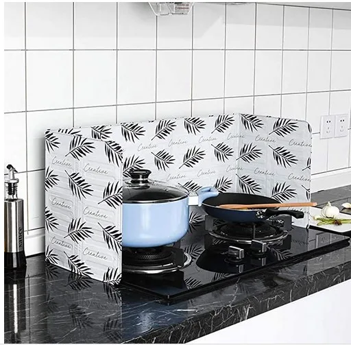 

Protection Aluminium Foil Stop Oil Splatter Guard Plate Baffle Heat Quarantine Board Separator Gas Stove Splash Proof Tools