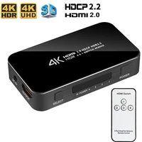 hdmi 2 0 switch hdr 4k 60hz hdmi switcher 4 in 1 out with remote hdmi switch splitter for ps5 ps4 pro apple tv