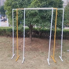 Квадратная АРКА, полка, Свадебная вечеринка, свадебный реквизит, АРКА, железная подставка, сценический фон, декоративная подставка с искусственными цветами