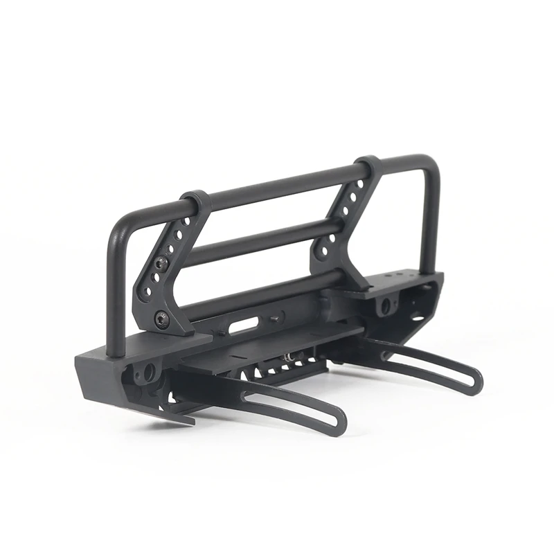 

Adjustable Metal Front Bumper with LED Light for 1/10 RC Crawler Traxxas TRX4 Defender Axial SCX10 90046