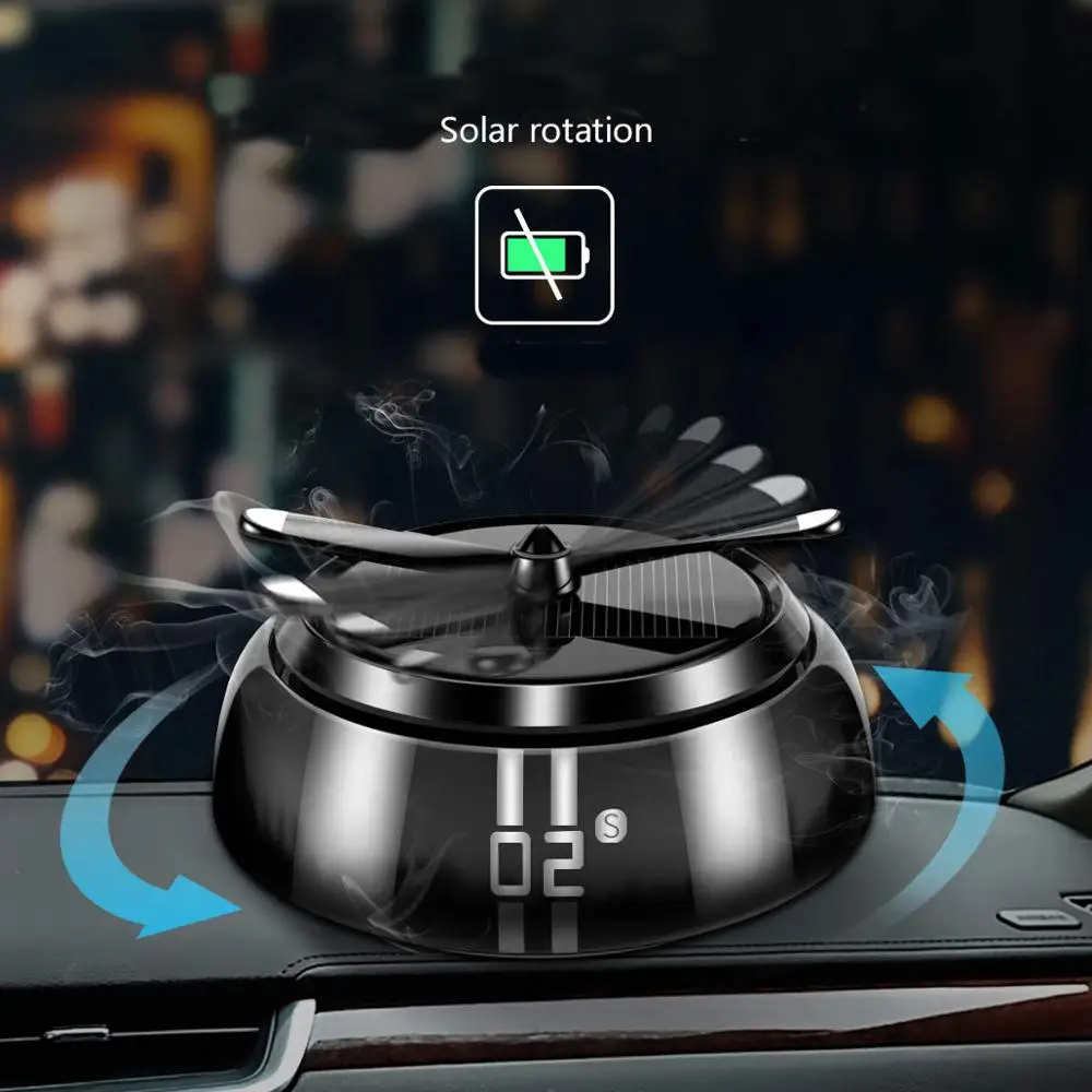 Солнечная приведенная в действие автомобильный освежитель воздуха аромат духи