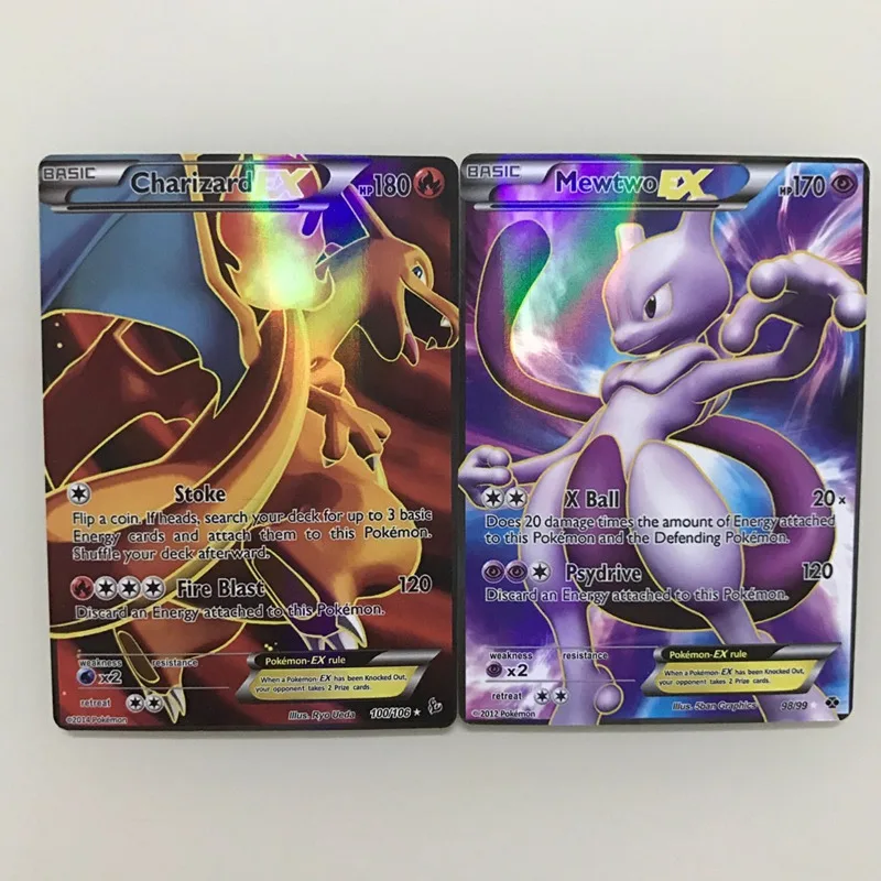 200 шт. GX MEGA блестящая Строительная карта 25 100 альбом Pokemon Kaarten карточка для продажи