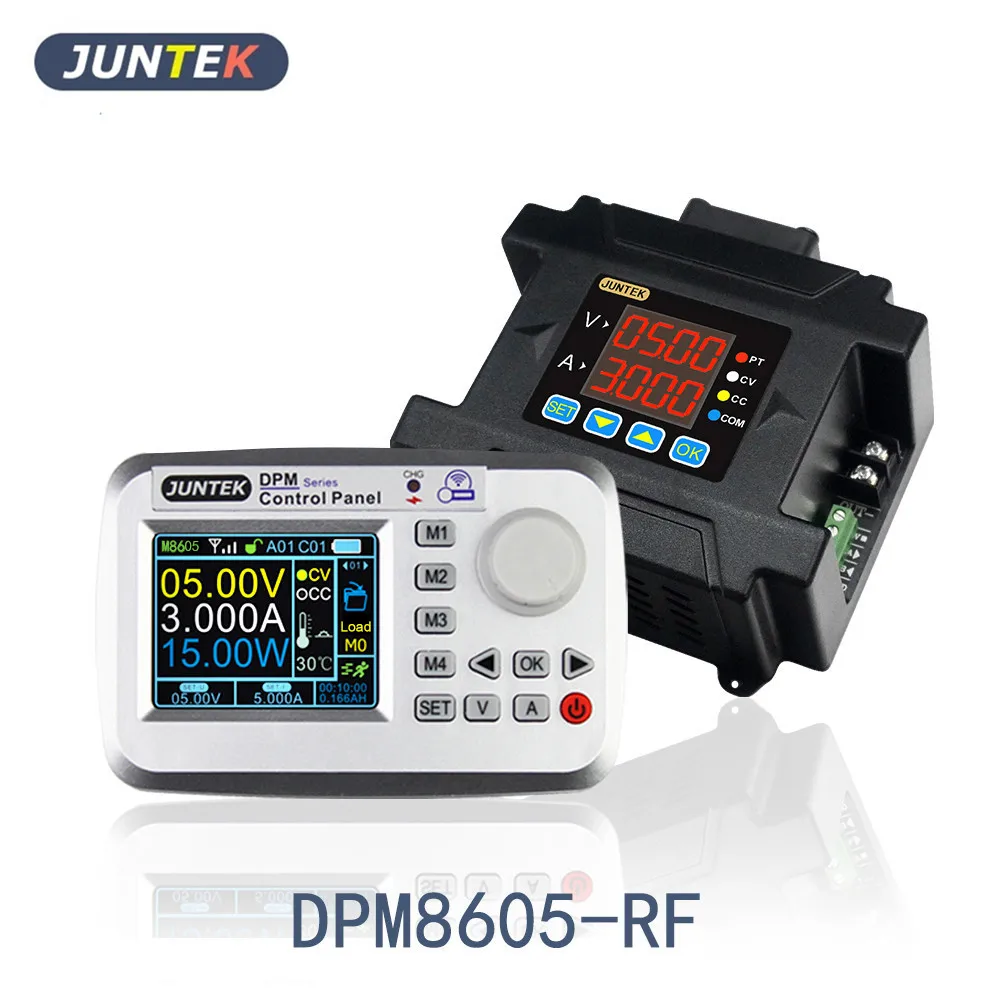 Программируемый понижающий преобразователь питания JUNTEK DPM8605, 60 В, 5 А