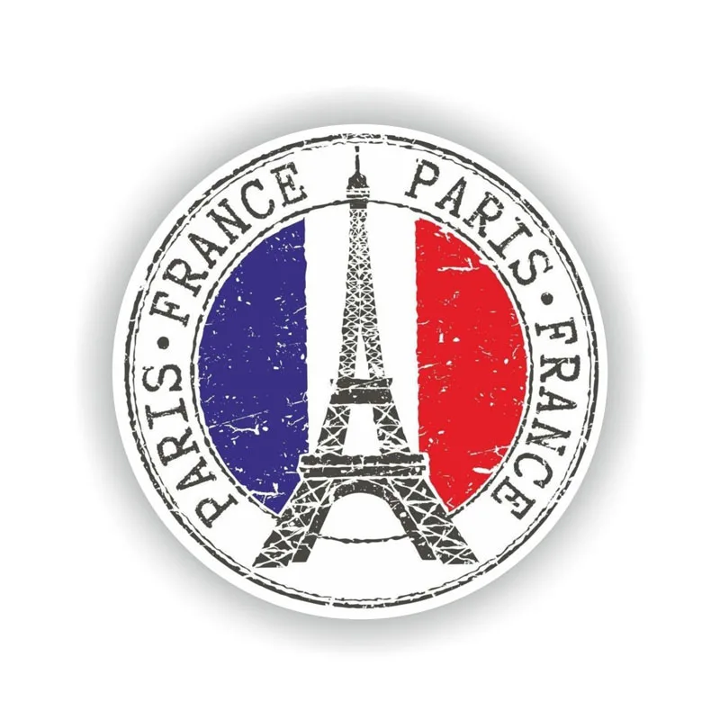 

personality France Paris Car Sticker Accessories Motorcycle Helmet decal high quality KK Vinyl Cover scratches waterproof PVC