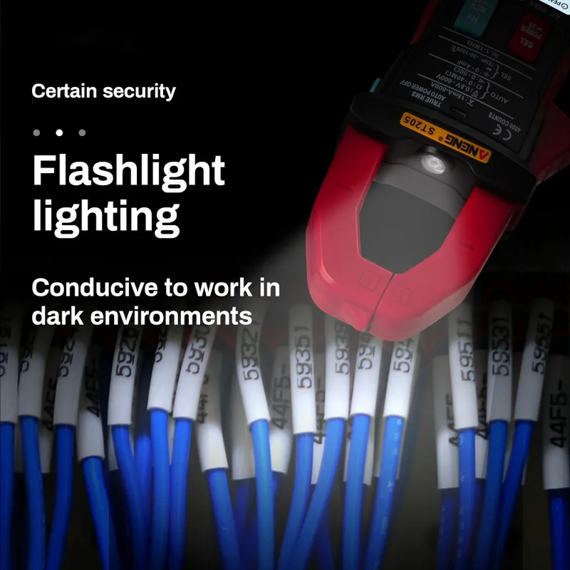 Цифровой мультиметр ST205 карманный портативный тестер бесконтактного напряжения