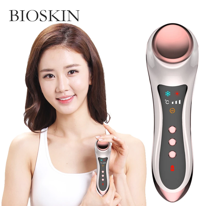 BIOSKIN горячий холодный компресс для глаз Электрический звуковой массажер темные