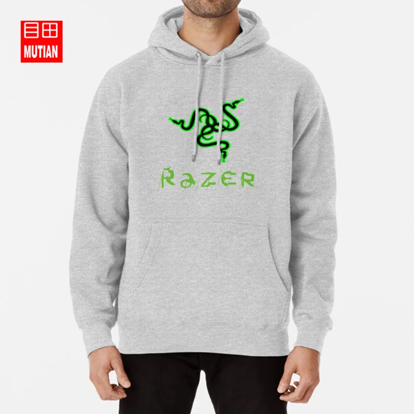 Толстовки с капюшоном с логотипом razer игровой компьютер razer