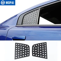 mopai styling mouldings car exterior rear window triangle glass decoration cover stickers for dodge charger 2011 accessories