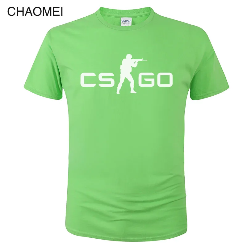 22 Игра CS GO Футболка мужская летняя футболка csgo высокое качество мужские футболки, брендовая одежда хип хоп топы Homme футболка C105 - Цвет: 22