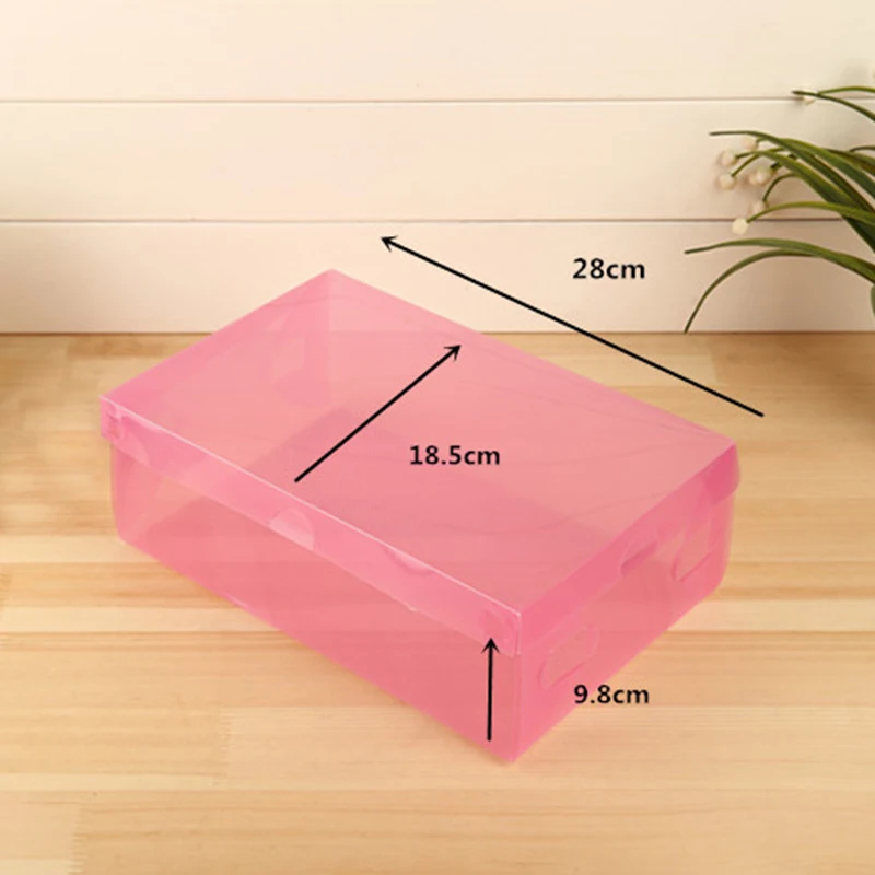 Прозрачная пластиковая коробка для обуви прозрачные коробки хранения складной