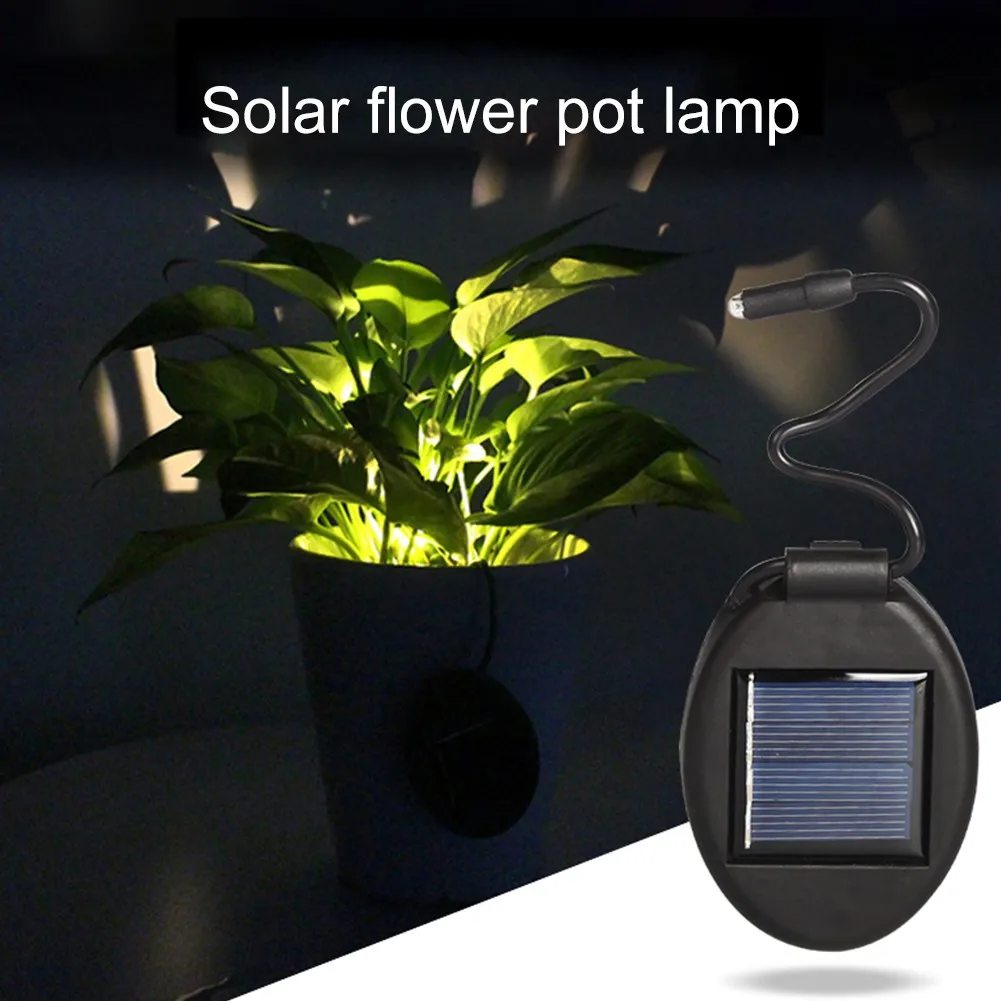 

3Pcs Solar Power Flowerpot Garden Lamp Durable Environmentally LED Lighting Landscape Light For Home Garden Lawn Flower Pot Lamp