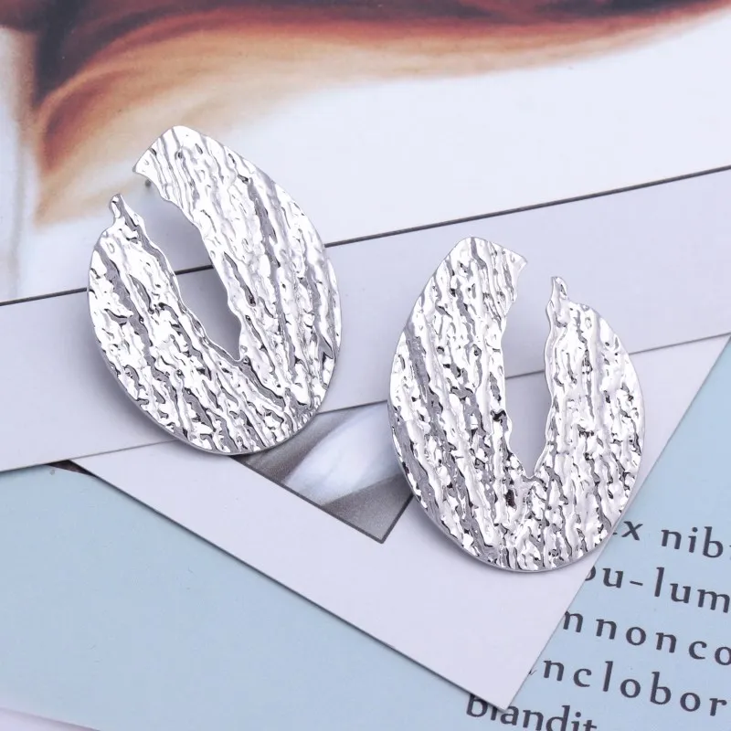 Новинка серьги ручной работы в стиле панк листья растения оптовая продажа