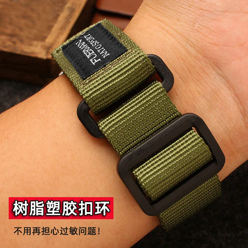 hot top Nylon nato watch strap for S-eiko no.5 007 series sport watchband 20mm 22mm 24mm  nato watch band