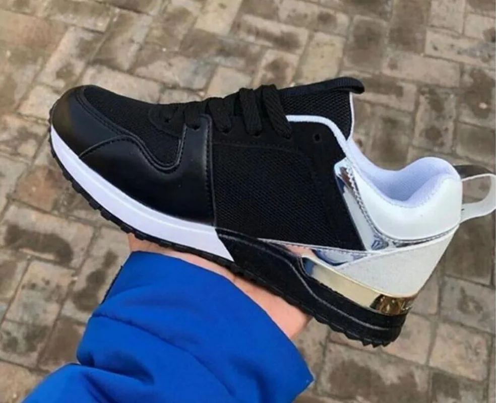 

Fashion Vrouwen Sneakers Casual Schoenen Dames Trainers Wit Platform Sneaker Vrouw Manden Femme Dames Zwart Deportivas Mujer