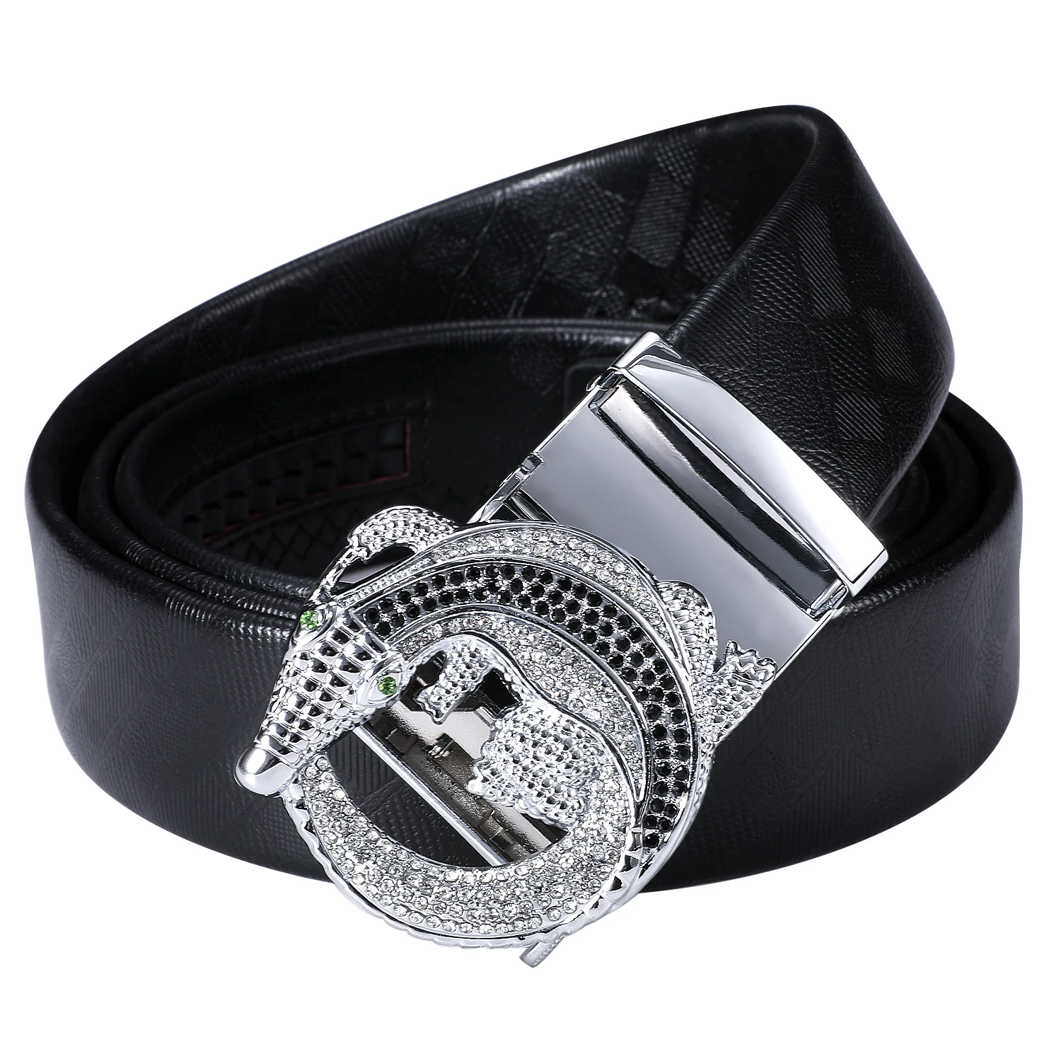 Ремень мужской из натуральной воловьей кожи с пряжкой модный широкий пояс в