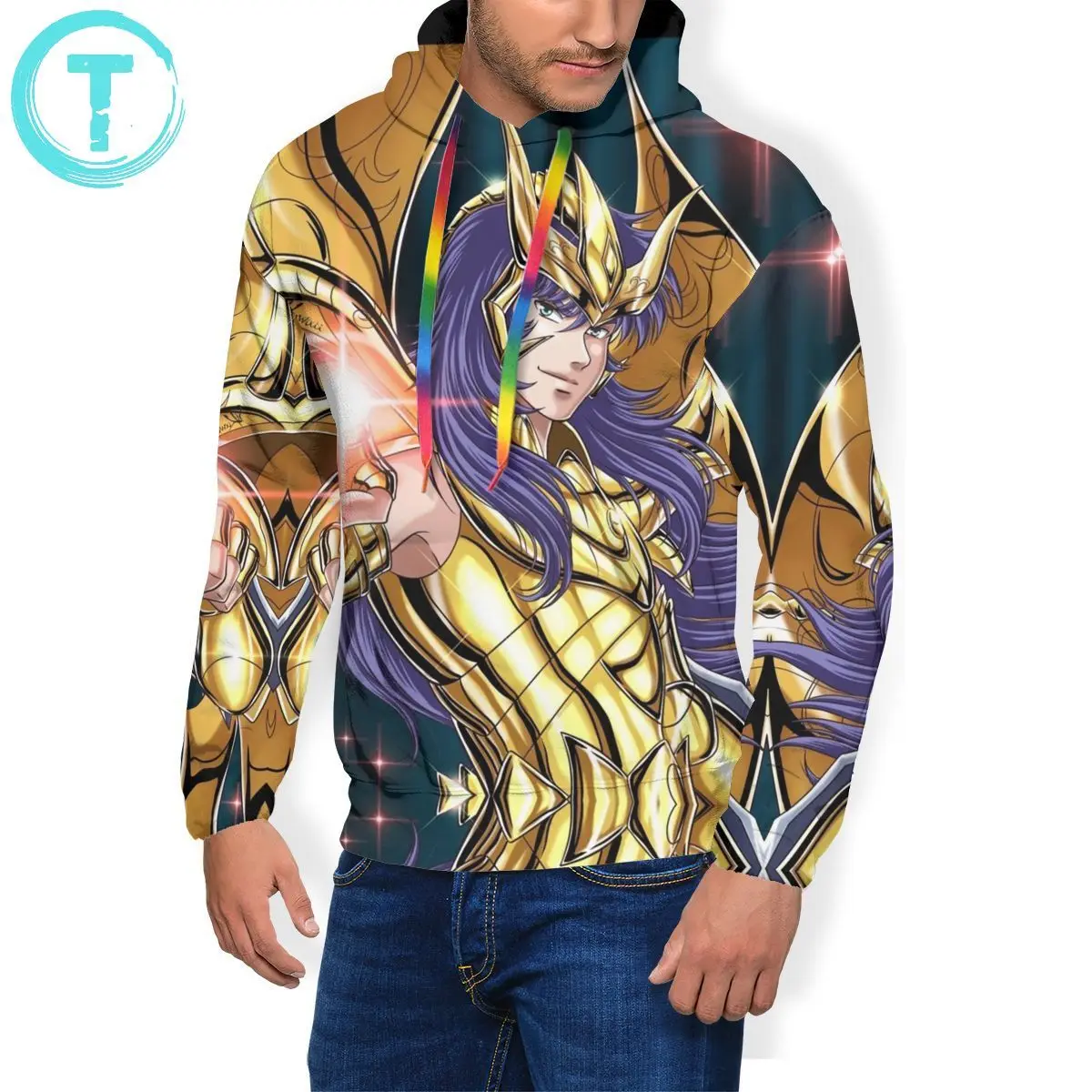 

Knights Of The Zodiac Hoodie Scorpio Milo Hoodies Polyester Autumn Pullover Hoodie XXX Casual Hoodies
