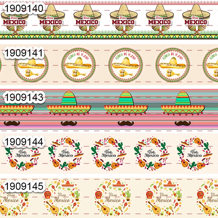 10 ярдов-разные размеры-Мексиканская Лента с рисунком корсажная лента | Дом и сад