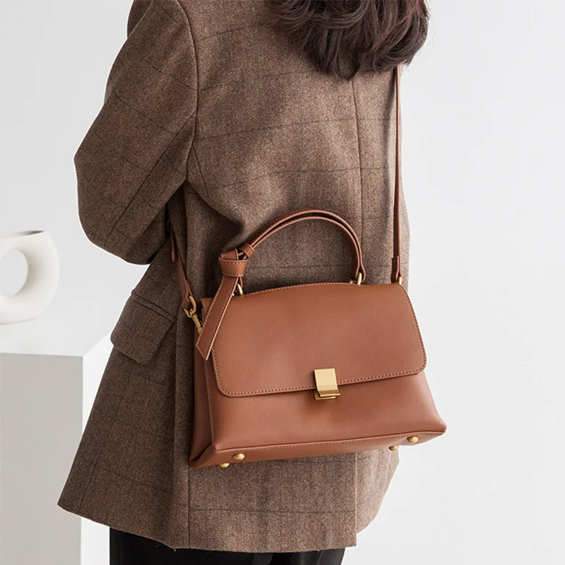 Модные женские сумки с ручками из натуральной кожи роскошные дизайнерская сумка