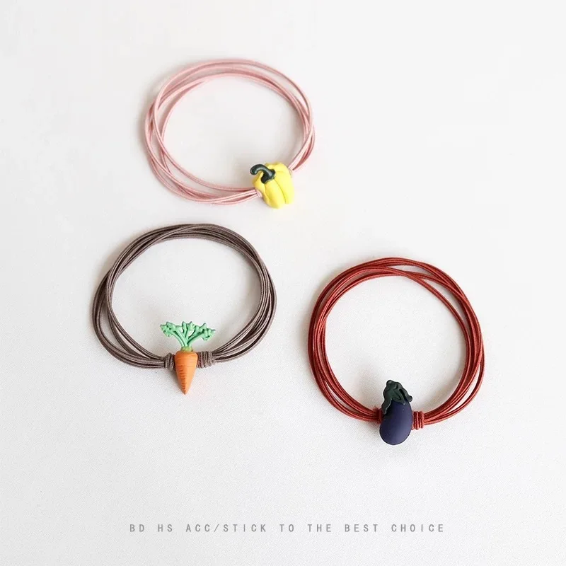 4 шт. канат для волос из растительной моркови тыква баклажан комплект с веревками