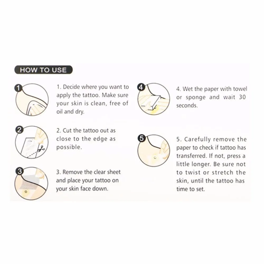 Стильные 3D Новые мужские временные тотемные татуировки с полурукавом наклейки