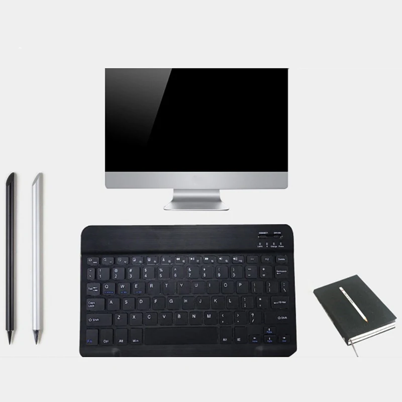 Универсальная Тихая тонкая клавиатура для iPad Galaxy Tabs IOS и Android Windows