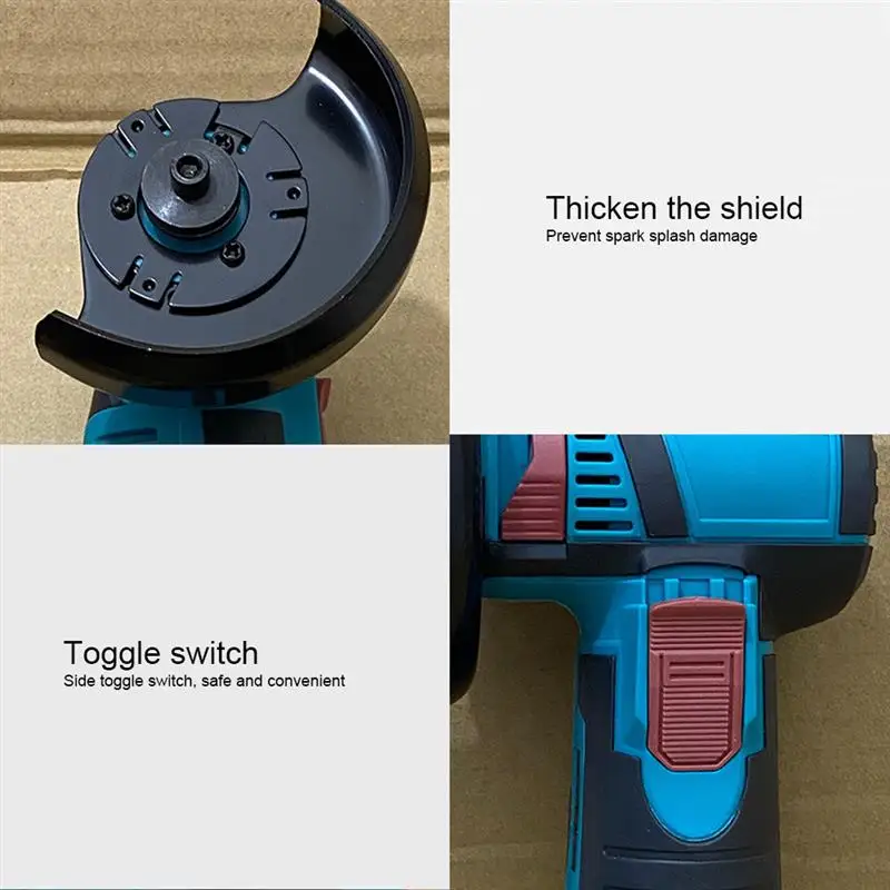 

12V Brushless Angle Grinder Cordless RechargeableMetal Wood Cutting Grinding Polishing Machine Power Tools