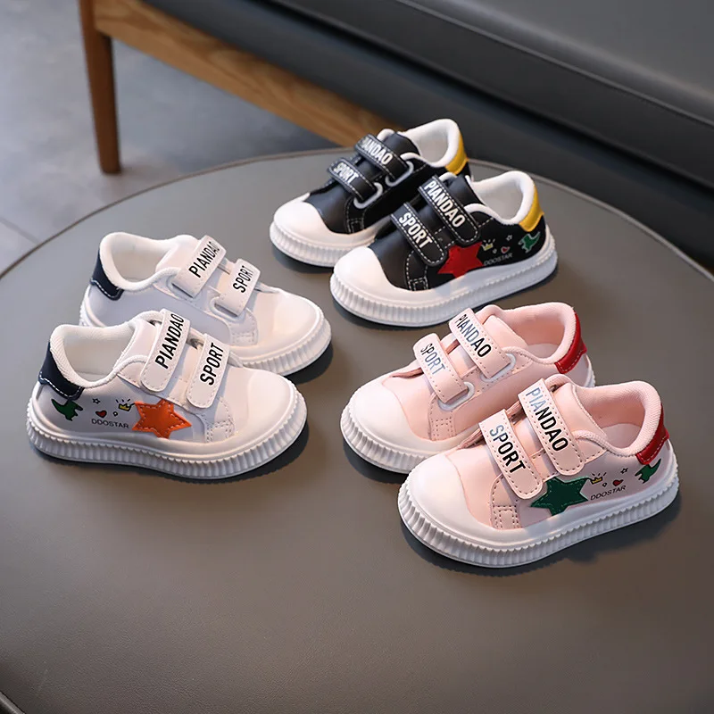 

Kids Sneakers 2021 Autumn Boys Girls Fashion Brand Casual Star Sports Running Shoes Soft Sole Flats Tennis Basket Baby Shoes